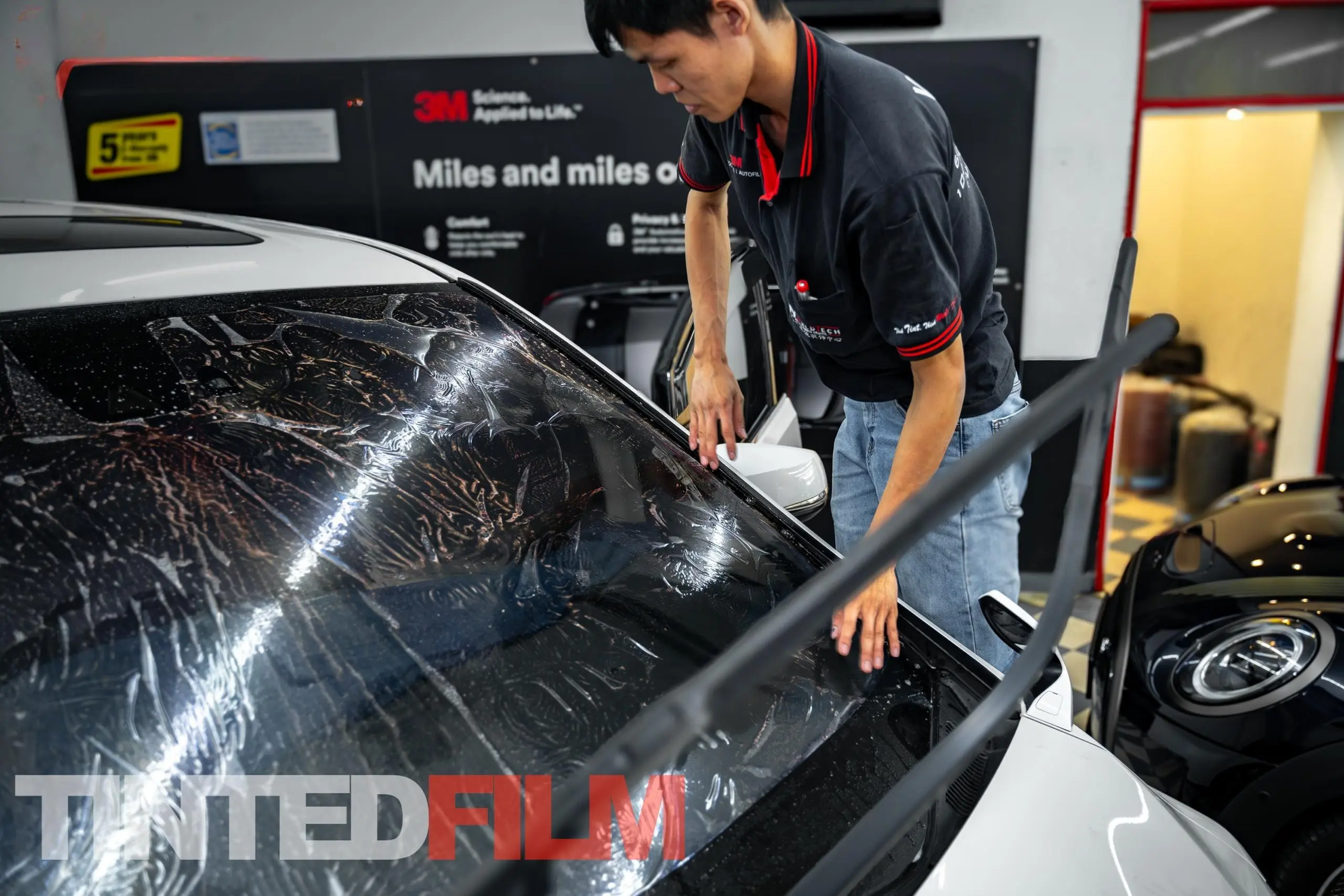 3M tinted film on car in Penang