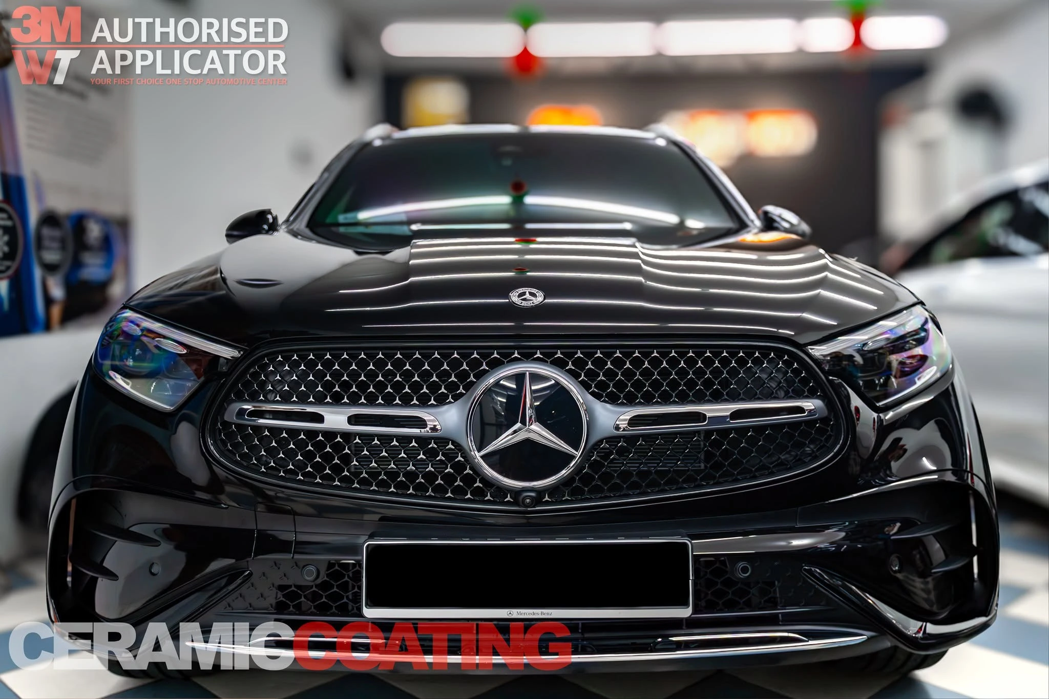 Car paint before ceramic coating