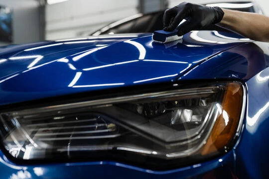 Glossy ceramic coated car in Penang