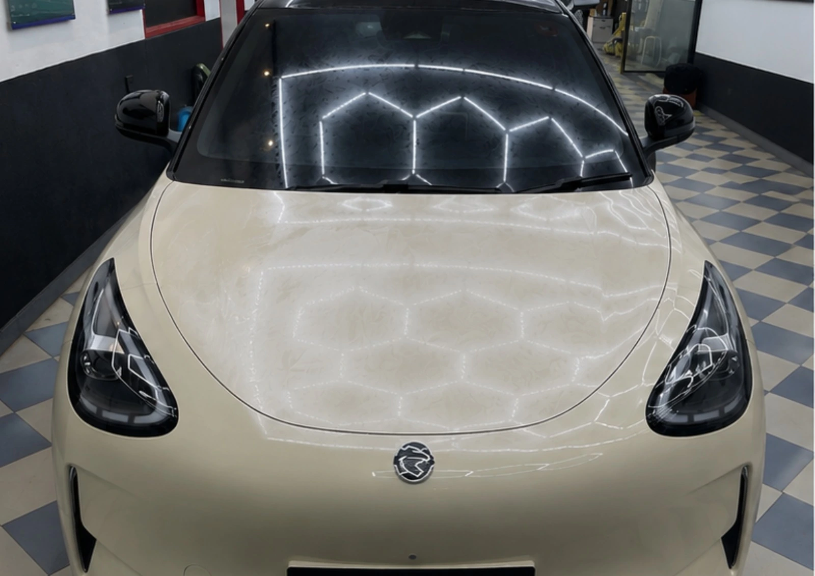Car window before 3M tint